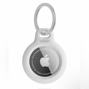 Belkin Secure Holder with Key Ring for AirTag - White